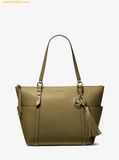  Túi Tote Michael Kors Sullivan Large Saffiano Leather Top-Zip Tote Bag Olive 30T0GNXT3L 