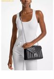  Túi Đeo Chéo Michael Kors Whitney Medium Quilted Leather Convertible Shoulder Bag Black 