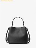  Túi Bucket Michael Kors MK Pratt Small Convertible Shoulder Bag 35S4S3FM5T Màu Đen 