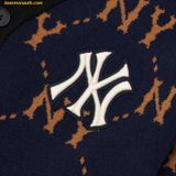  Áo Khoác Cardigan MLB Diamond Monogram Full-Panel Pattern Cardigan NY (Navy) 3AKCM0224-50NYS Navy 