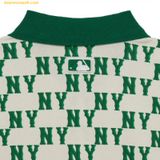  Áo Polo MLB Women's Classic Monogram Allover Pattern Carat NY (Neon Green) 3FPQM0233-50GNN 