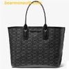  Túi Tote Michael Kors Jodie Small Logo Jacquard Tote Black 