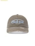  Mũ Lưỡi Trai MLB Vintage Damaged Curve Logo Unstructured Ball Cap Boston Red Sox 3ACPV106N-43BRL L.Brown 