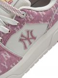  Giày Thể Thao MLB Chunky Liner Denim Monogram SL New York Yankees 3ASXM016N-50PKS Pink 