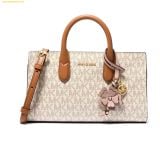  Túi Đeo Chéo Michael Kors Scarlett Extra Small East West Top Zip Crossbody Bag - Vanila 