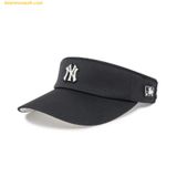  Mũ Đội Nửa Đầu MLB Athleisure Sun Cap New York Yankees Black ASC00333-50BKS 