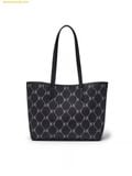  Túi Tote MLB Diamond Monogram Jacquard Tote Bag New York Yankees 3AORMJ16N-50BKS - Đen 