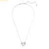  Dây Chuyền, Vòng Cổ Swarovski Matrix pendant Mixed cuts, Heart, White, Rhodium plated 5647924 