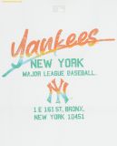  Áo Phông MLB Basic Color Letter Mega Oversized Functional Short Sleeve T-shirt NY - SKU: 3ATSB0653-50WHS, White 