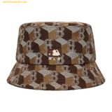  Mũ Bucket MLB Cube Monogram Bucket Hat B (D.Brown) 