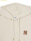  Áo Hoodie MLB Classic Monogram Big Luxe Overfit Hoodie New York Yankees (D.Cream) 3AHDM0144-50CRD 