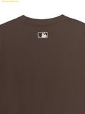  Áo Phông MLB Basic Small Logo Semi-Oversized Short Sleeve T-shirt San Francisco Giants Brown 3ATSB8063-14BRS 