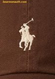  Mũ Lưỡi Trai Polo Ralph Lauren The Iconic Cotton Chino Ball Cap  - cooper brown 