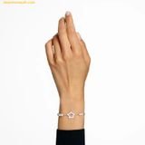  Vòng Tay, Lắc Tay Swarovski Stella Bracelet Pavé, Star, White, Rhodium Plated 5645385 