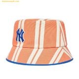  Mũ Bucket MLB Bucket Jacquard New York Yankees 3AHT28223-50ORL Màu Cam 