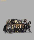  Túi Đeo Chéo Karl Lagerfeld Voyage Logo Crossbody With Bow Black Multi L6AEE4CC 