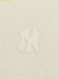  Áo Cardigan MLB Women's Classic Monogram Tonton Zip-Up Cardigan New York Yankees 3FKCM0154-50CRS - Trắng Kem 