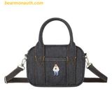  Túi Đeo Chéo WHOAU Steve Denim Pocket Cross WHBGG2324A - Đen Denim 