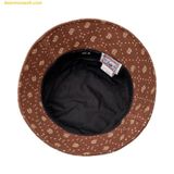  Mũ Bucket MLB Diamond Monogram Bucket Hat Boston Red Sox D.Brown 3AHTM063N-43BRD Nâu 