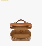  Túi Đeo Chéo MCM Aren Vanity Case in Visetos Leather Mix cognac 
