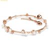  Vòng Tay Swarovski Constella bracelet Crystal pearl, Round cuts, White, Rose gold-tone plated 5729505 