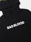  Áo Hoodie Badblood heavyweight hooded sweater - black w-hde24-060 