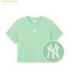  Áo Crop MLB Basic Small Logo Crop Short Sleeve T-shirt NY (Mg.Green) 