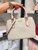  Túi Xách Michael Kors Marilyn Medium Signature Logo Convertible Satchel 35F5G6AS2B Soft Pink 