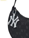  Túi Đeo Vai MLB Classic Monogram Sportive Hobo Bag New York Yankees 3ABQMA16N-50BKS Black 