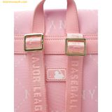  Balo MLB Dia Monogram Mini Backpack New York Yankees Pink 7ABKMD45N-50PKL 