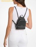  Balo Mini Michael Kors Rhea Extra-Small Pebbled Leather Backpack 35T5SRAB0L Đen 