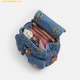  Balo Coach Tabby Backpack With Quilting CZ747 Indigo 