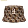 Mũ Bucket MLB Cube Monogram Bucket Hat B (D.Brown)