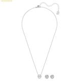 Bộ Trang Sức Dây Chuyền Và Bông Tai Swarovski Una Angelic set Round cut - 5734678 