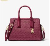  Túi Xách Michael Kors Laila Small Signature Logo Satchel Mulberry 30S5G9IS1V 