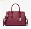  Túi Xách Michael Kors Laila Small Signature Logo Satchel Mulberry 30S5G9IS1V 