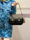  Túi Đeo Vai Coach Twin Turnlock Waverly Bag Black CDZ20 