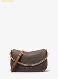  Túi Đeo Chéo Michael Kors Carmela Medium Signature Logo Convertible Crossbody Bag Brown 35F4G1QC6B 