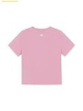  Áo Phông MLB Women's Ribbon Graphic Slim Semi-Crop Short Sleeve T-Shirt Cleveland Guardians - 3FTSN6863-45MAL - L.Magenta 