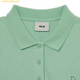  Áo Polo MLB Women's Basic Slim Fit Collared T-Shirt BOS (L.Green) 3FPQB0433-43GNL 