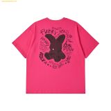  Áo Phông ADLV Doodle Rabbit Short Sleeve T-Shirt Hồng 