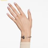  Vòng Tay, Lắc Tay Swarovski Swan bangle Swan, Black, Ruthenium plated 5688745 