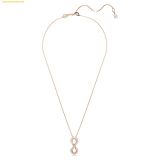  Dây Chuyền Swarovski Hyperbola pendant Infinity, White, 18K rose gold finish 5677623 