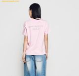  Áo Phông ADLV Classic Logo Short Sleeve T-Shirt Hồng 