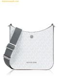  Túi Đeo Chéo Michael Kors Signature Briley Small Messenger Crossbody Bright White 35S1G7BM1B 