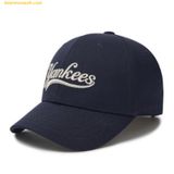  Mũ Lưỡi Trai MLB Cursive Lettering Bling Bling Structure Ball Cap NY (Navy) - 3ACPVL54N-50NYS 