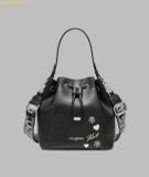  Túi Bucket KARL LAGERFELD Women's Adele Bucket Bag Handbag Black LH5JZ2DY 