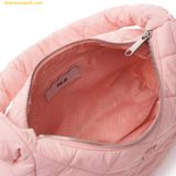  Túi Đeo Vai MLB Quilted Hobo Bag Medium LA Dodgers Peach 3ABQM0936-07PCS 