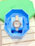  Đồng Hồ Swarovski Matrix tennis 7-link watch Swiss Made, Leather strap, Rose gold 