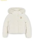  Áo Khoác Phao MLB Women's Basic Glossy Detachable Hooded FUR Crop Padding BOS (D.Cream) 3FDJB2146-43CRD 